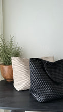 Load image into Gallery viewer, Luka Woven Tote Black