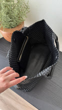Load image into Gallery viewer, Luka Woven Tote Black
