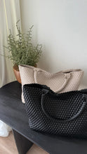 Load image into Gallery viewer, Luka Woven Tote Black