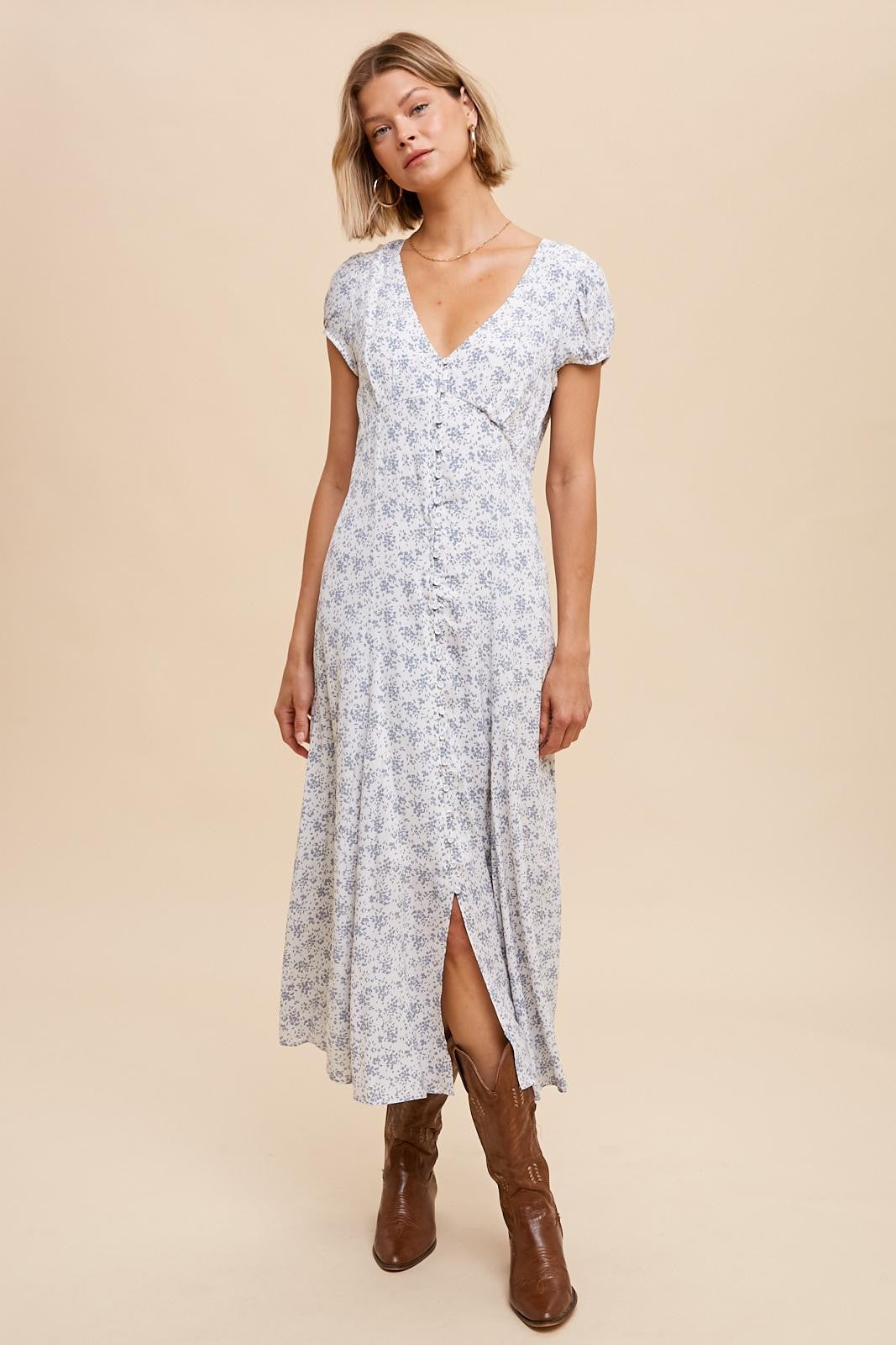 Audrey Button Down Dress