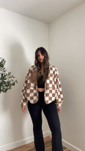 Load image into Gallery viewer, Charlie Checkered Sherpa