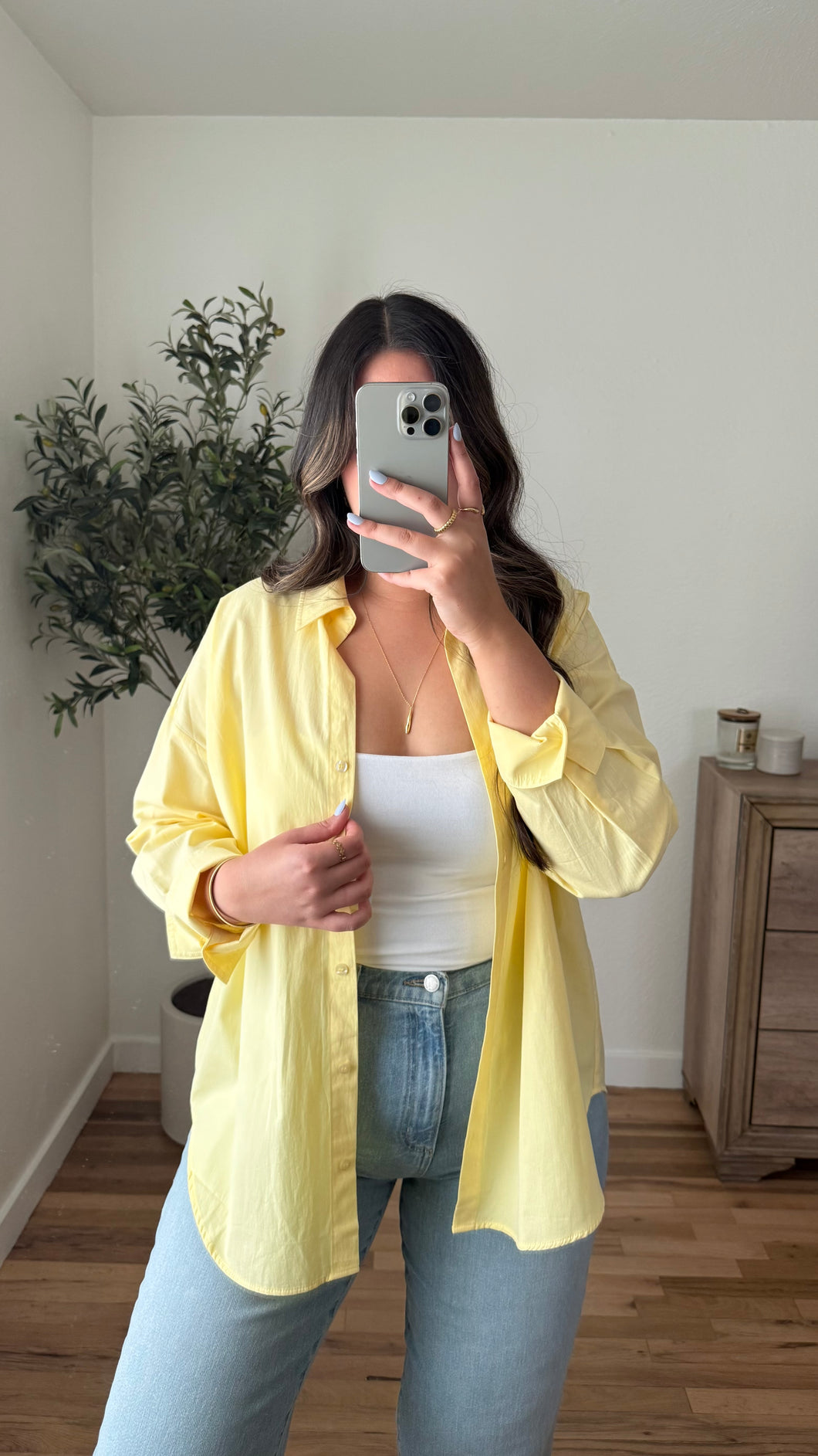 Sunny Button Up