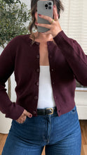 Load image into Gallery viewer, Poppy Cardigan Burgundy
