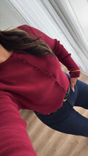 Load image into Gallery viewer, Jane Cardigan (wine)
