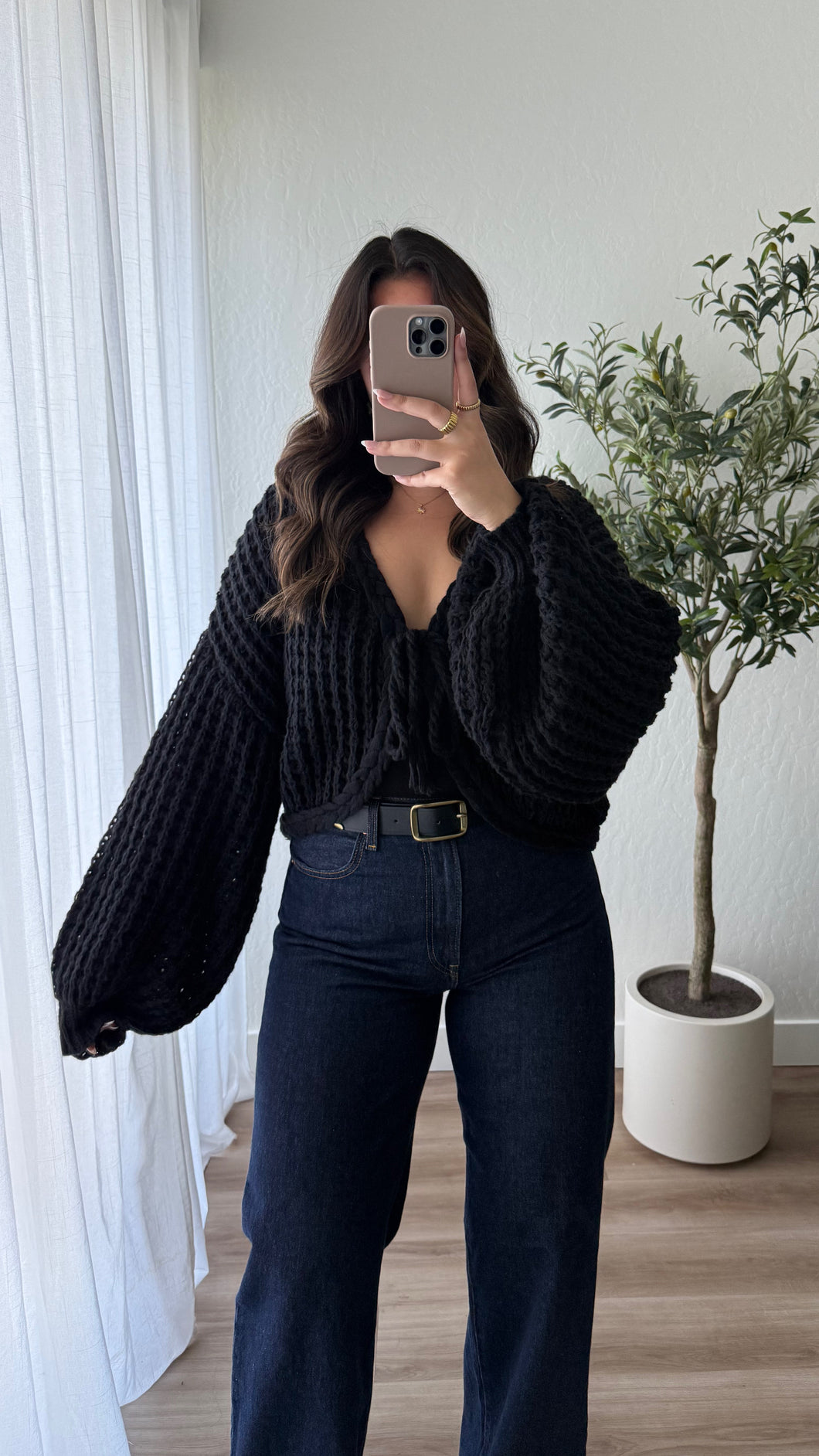 Nova Cardigan Black