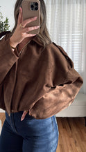 Load image into Gallery viewer, Sierra Suede Bomber Jacket
