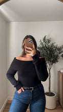 Load image into Gallery viewer, Harper Off Shoulder Black
