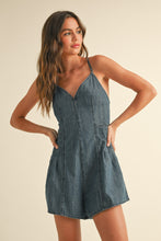 Load image into Gallery viewer, Tommy Denim Romper
