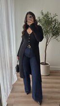 Load image into Gallery viewer, Mila Long Cardigan Black
