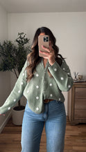 Load image into Gallery viewer, Lulu Cardigan (Sage/White)
