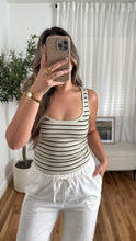 Load image into Gallery viewer, Piper Striped Tank- Brown/Green
