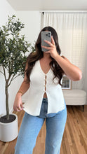 Load image into Gallery viewer, Avery Sweater Vest White
