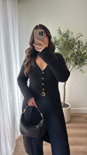 Load image into Gallery viewer, Mila Long Cardigan Black
