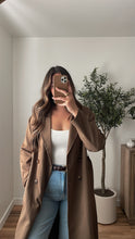 Load image into Gallery viewer, Uptown Trench Coat Brown
