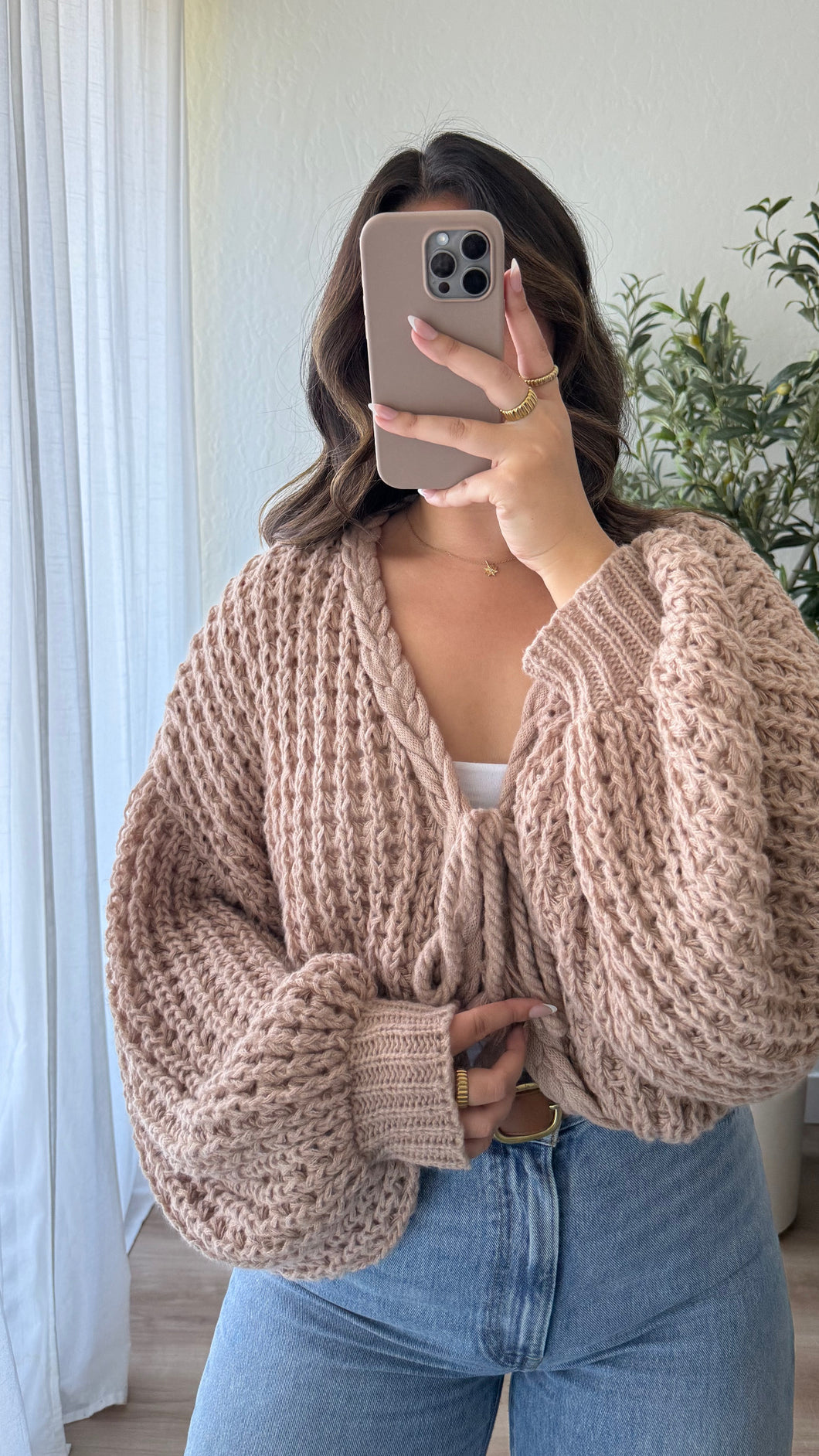 Nova Cardigan Taupe