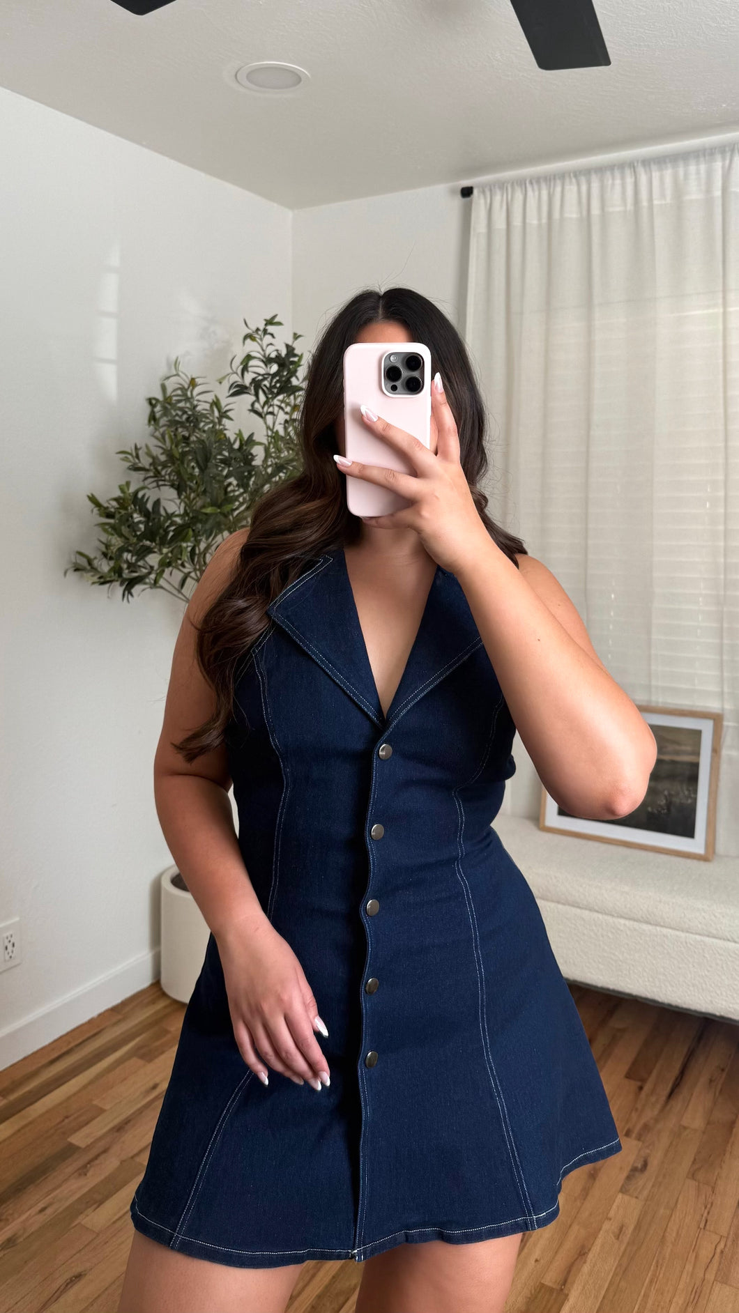 Mae Denim Dress