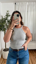 Load image into Gallery viewer, Built in Bra Tank (Grey)
