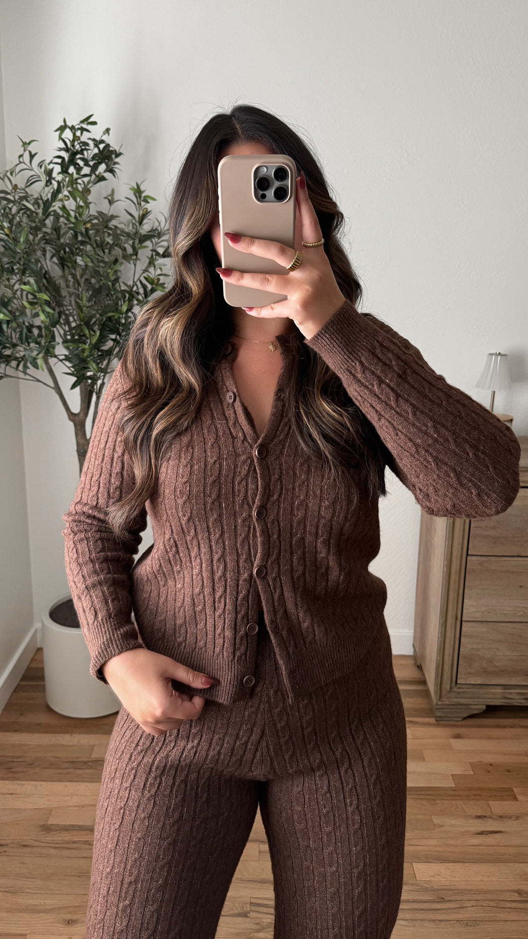 Adeline Cardigan Brown