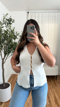 Load image into Gallery viewer, Avery Sweater Vest White

