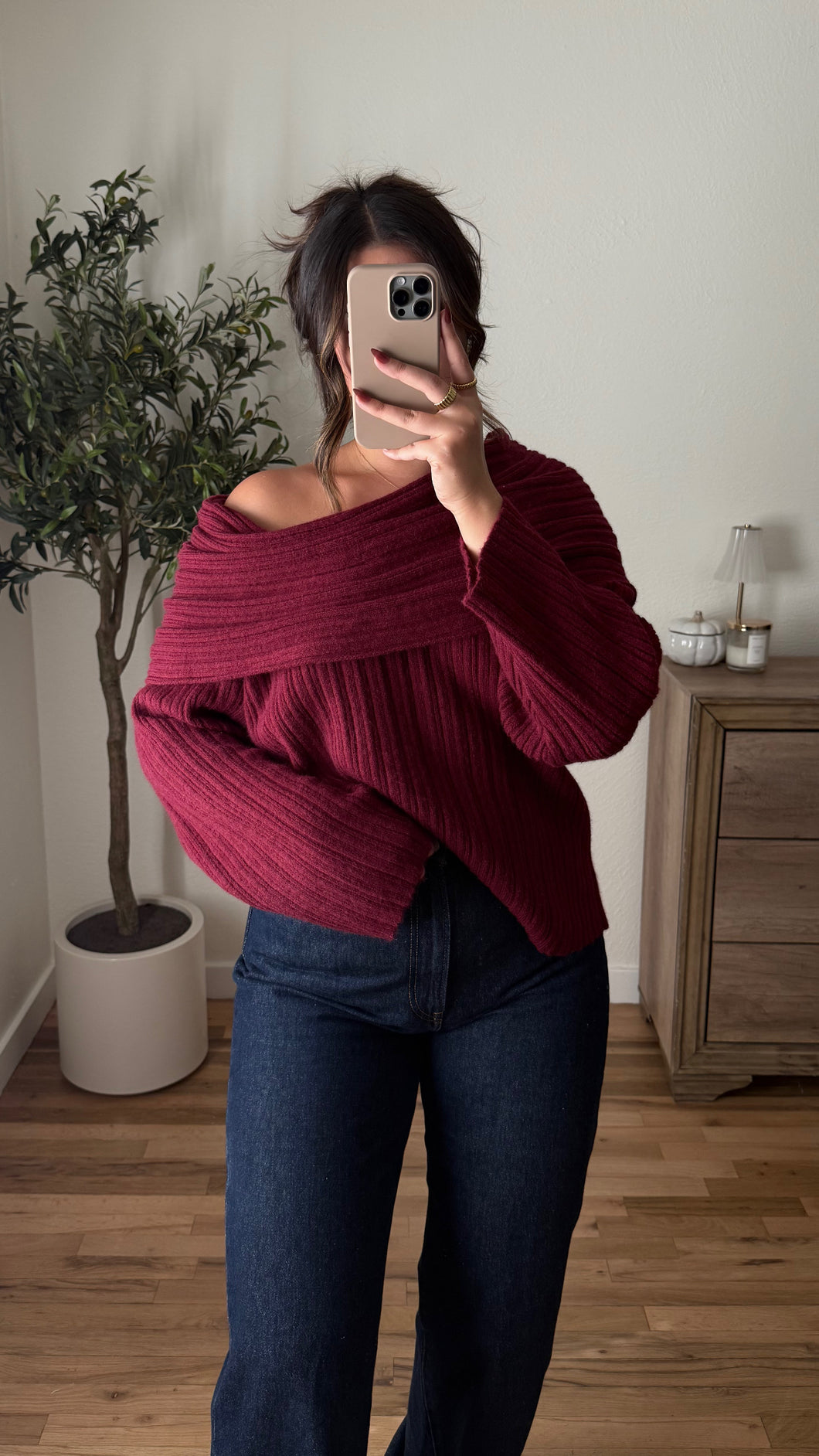 Taylor Sweater Burgundy