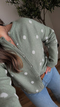 Load image into Gallery viewer, Lulu Cardigan (Sage/White)
