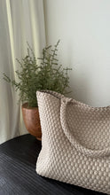 Load image into Gallery viewer, Luka Woven Tote Ivory
