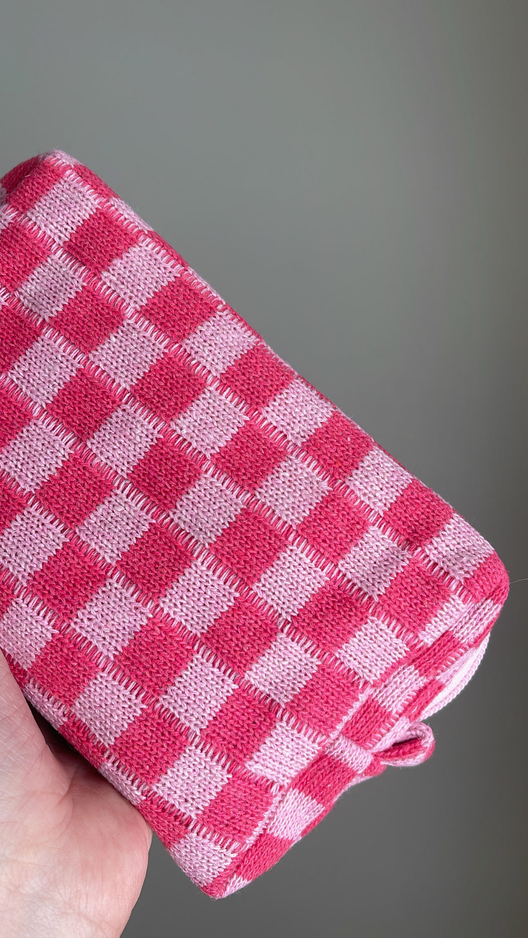 Checkered Pouch (Multiple Colors)