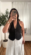 Load image into Gallery viewer, Lyla Polka Halter - Black
