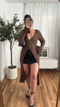 Load image into Gallery viewer, Tilly Crochet Cardigan - Brown
