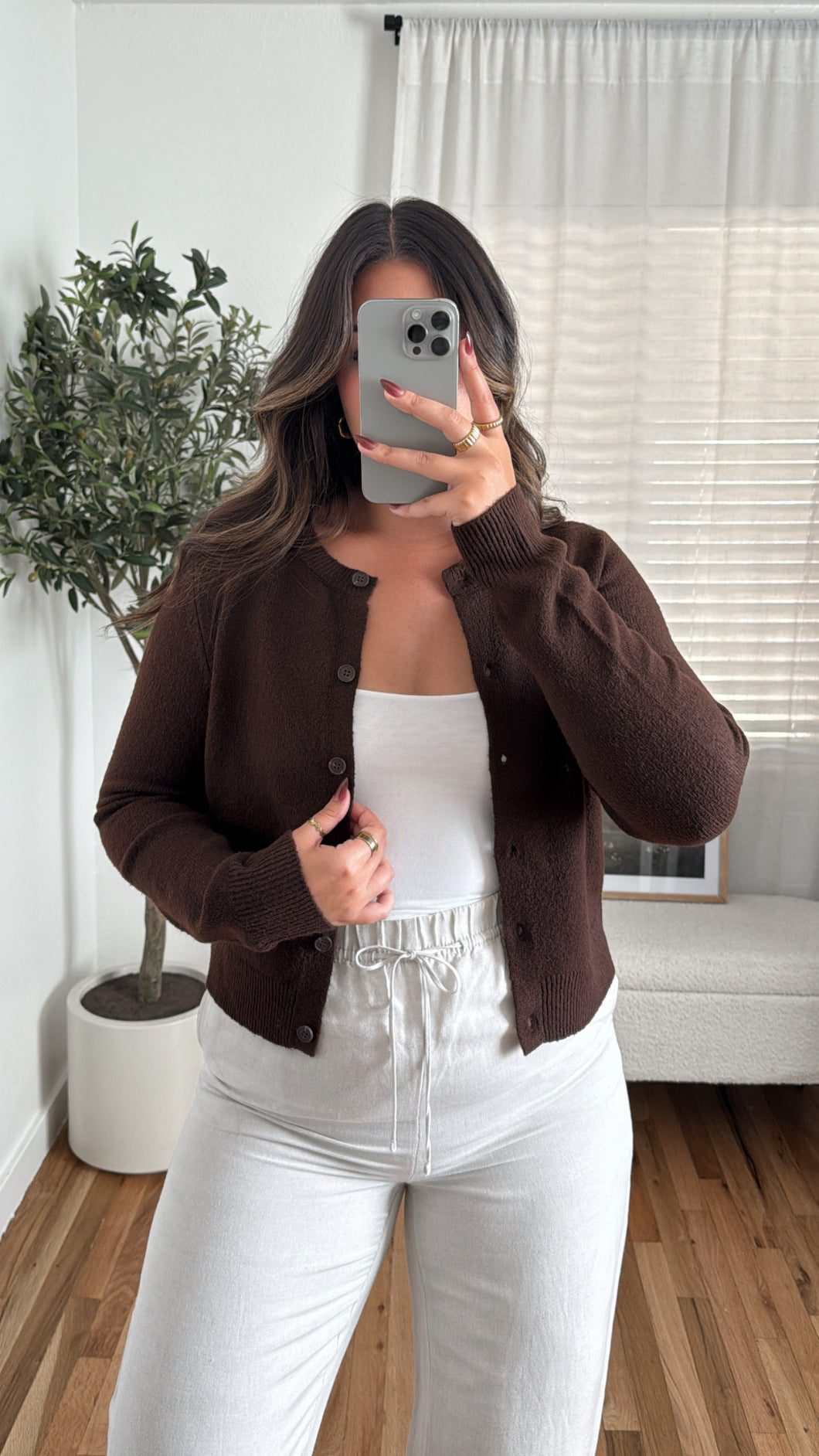 Poppy Cardigan Brown