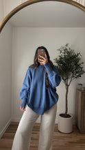 Load image into Gallery viewer, Hudson Sweater Dusty Blue
