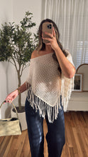 Load image into Gallery viewer, Lennie Fringe Poncho
