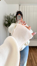 Load image into Gallery viewer, Hudson Sweater White
