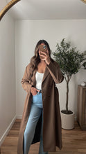 Load image into Gallery viewer, Uptown Trench Coat Brown
