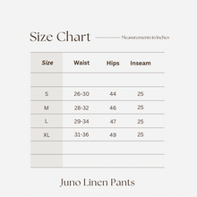 Load image into Gallery viewer, Juno Linen Pants Natural
