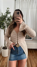 Load image into Gallery viewer, Tilly Crochet Cardigan - Taupe

