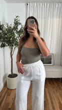 Load image into Gallery viewer, Gauze Pants - White
