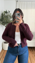 Load image into Gallery viewer, Poppy Cardigan Burgundy
