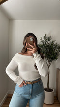 Load image into Gallery viewer, Harper Off Shoulder Ivory
