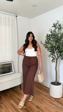 Load image into Gallery viewer, Juno Linen Pants Brown
