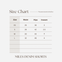 Load image into Gallery viewer, Miles Denim Shorts
