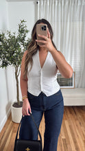 Load image into Gallery viewer, Lyla Polka Halter - White
