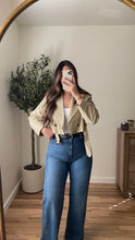 Load image into Gallery viewer, Lainey Crop Trench Khaki
