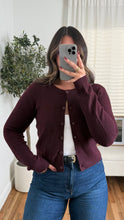 Load image into Gallery viewer, Poppy Cardigan Burgundy
