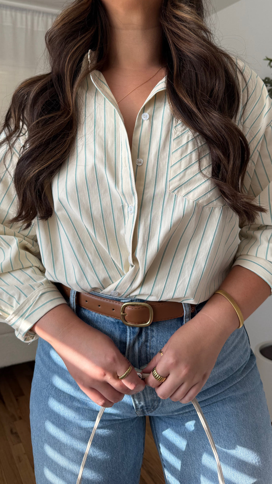 Primrose Button Up