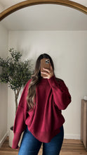 Load image into Gallery viewer, Hudson Sweater Cranberry
