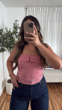 Load image into Gallery viewer, Lottie Gingham Top
