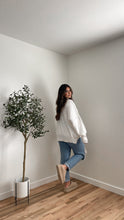 Load image into Gallery viewer, Hudson Sweater White
