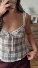 Load image into Gallery viewer, Augustine Plaid Top

