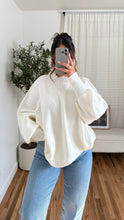 Load image into Gallery viewer, Hudson Sweater White
